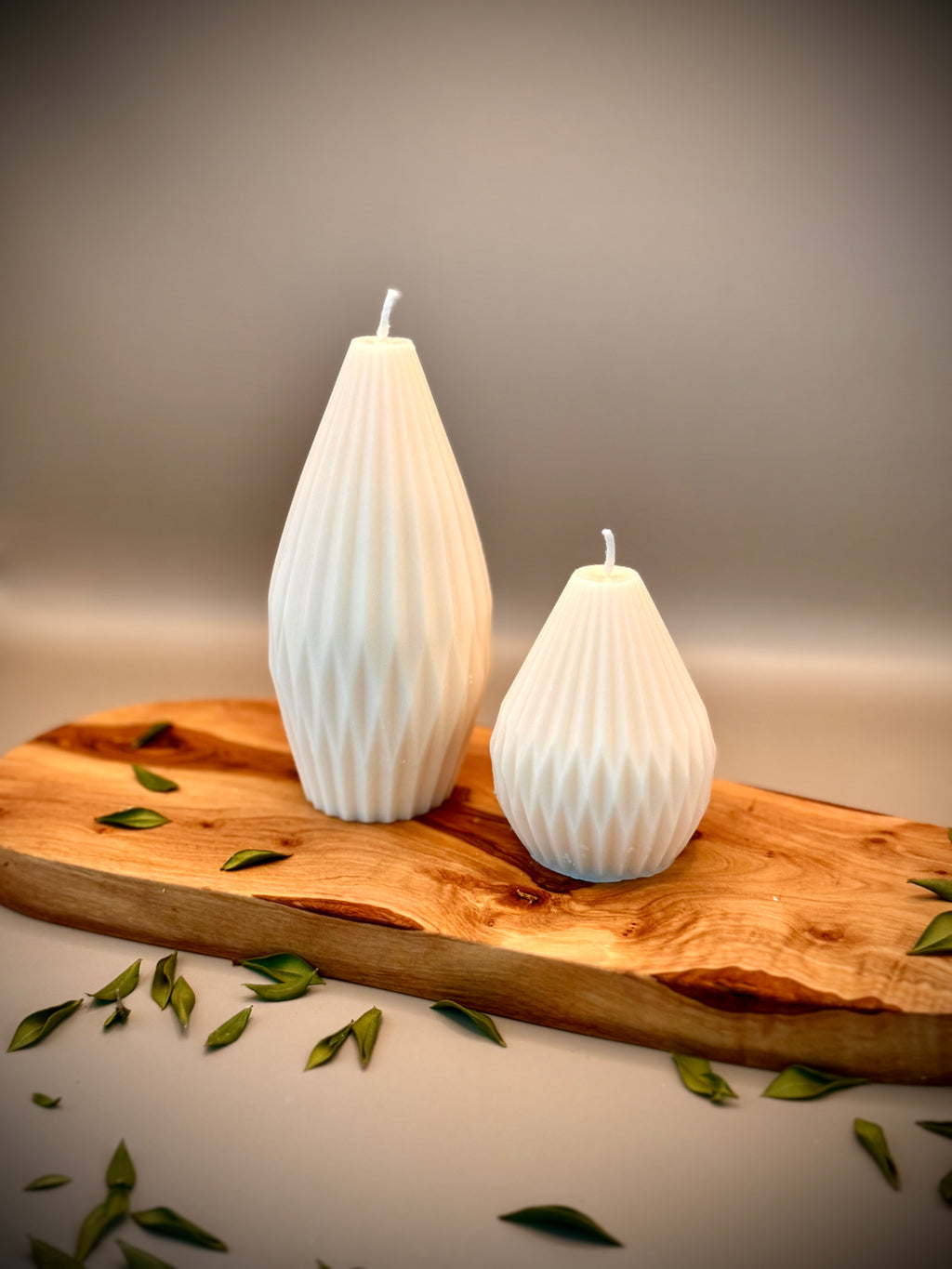 AAKHU Sculptural Candle Set | Soy Wax | Unscented