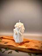 APHRODITE sculptural soy wax candle — unscented decorative candle by Beyond Candle Store