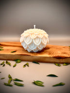 ATHENA sculptural soy wax candle — unscented decorative candle by Beyond Candle Store