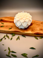 ATHENA sculptural soy wax candle — unscented decorative candle by Beyond Candle Store