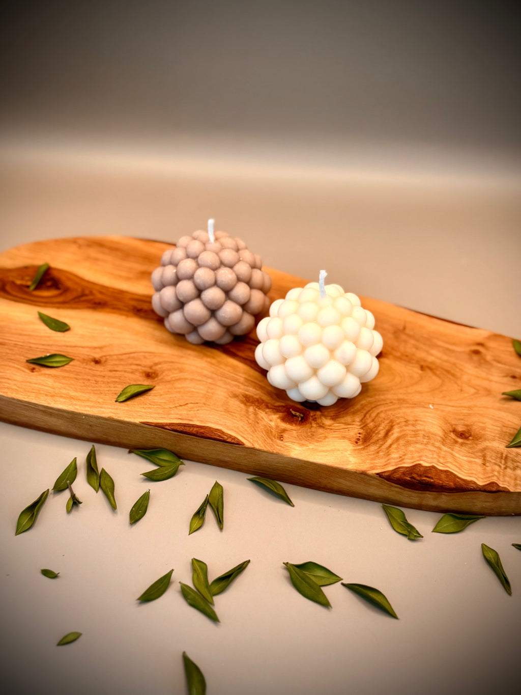 BUBBLE Sculptural Candle Set | Soy Wax | Unscented