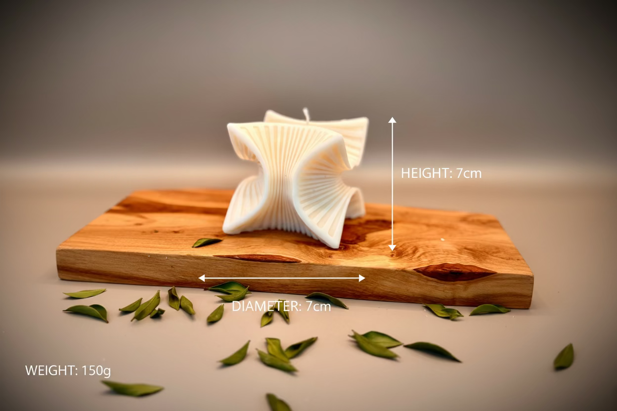BUTTERFLY Sculptural Candle | Soy Wax | Unscented