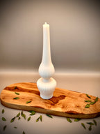 CALICE amphora sculptural soy wax candle — unscented decorative candle by Beyond Candle Store