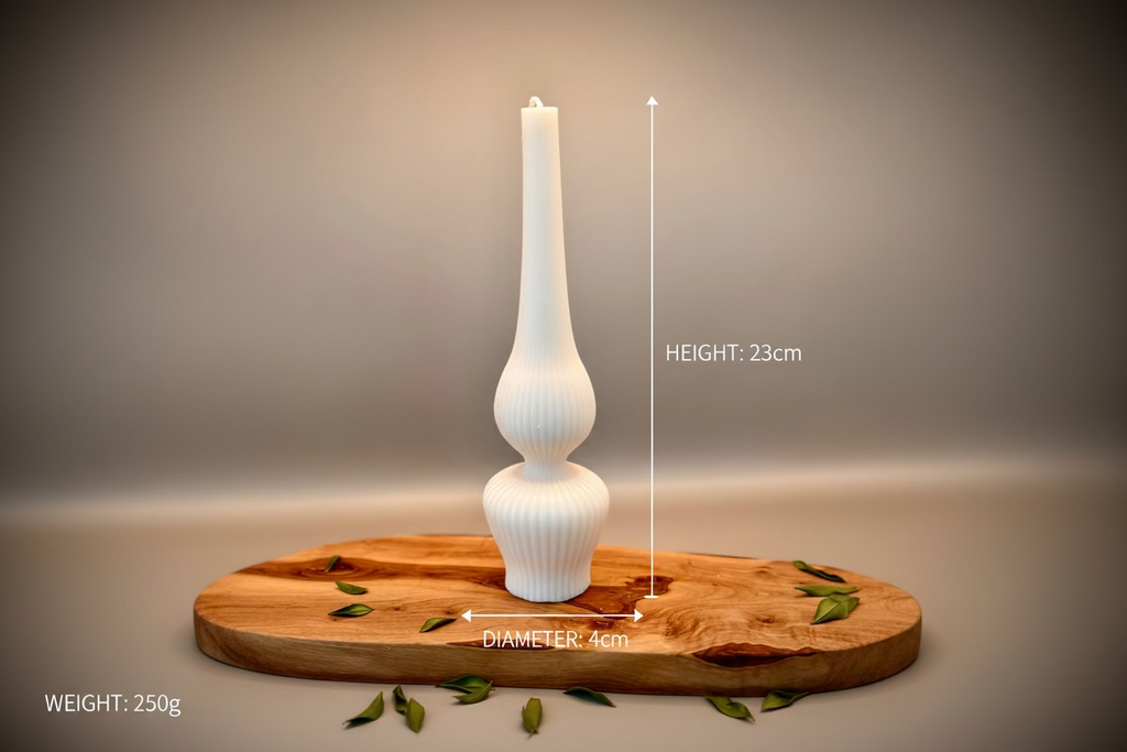 CALICE Sculptural Candle | Soy Wax | Unscented