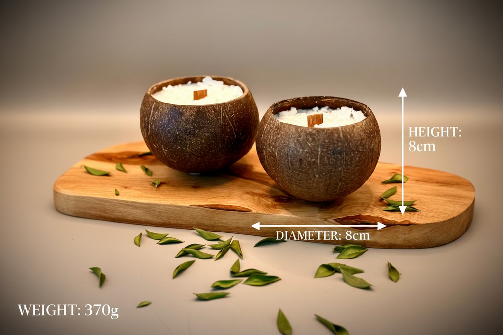 COCONUT Bowl Candle | Coconut & Lime | Hand-Poured