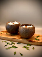 Coconut shell soy wax candle with wooden wick — Coconut & Lime scent by Beyond Candle Store