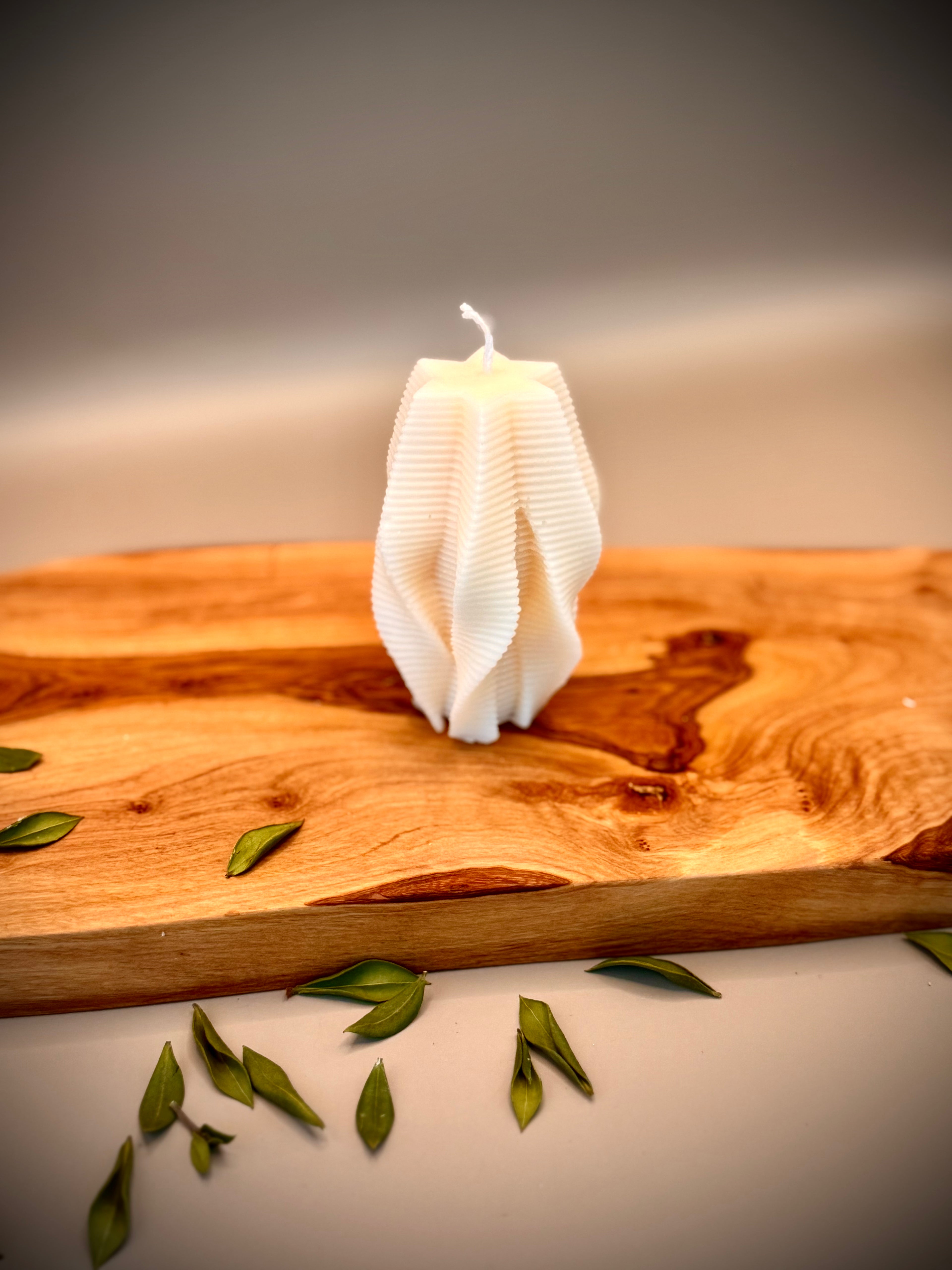 CORAL Sculptural Candle | Soy Wax | Unscented