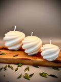 EARTH sculptural soy wax candle set — unscented decorative candles by Beyond Candle Store