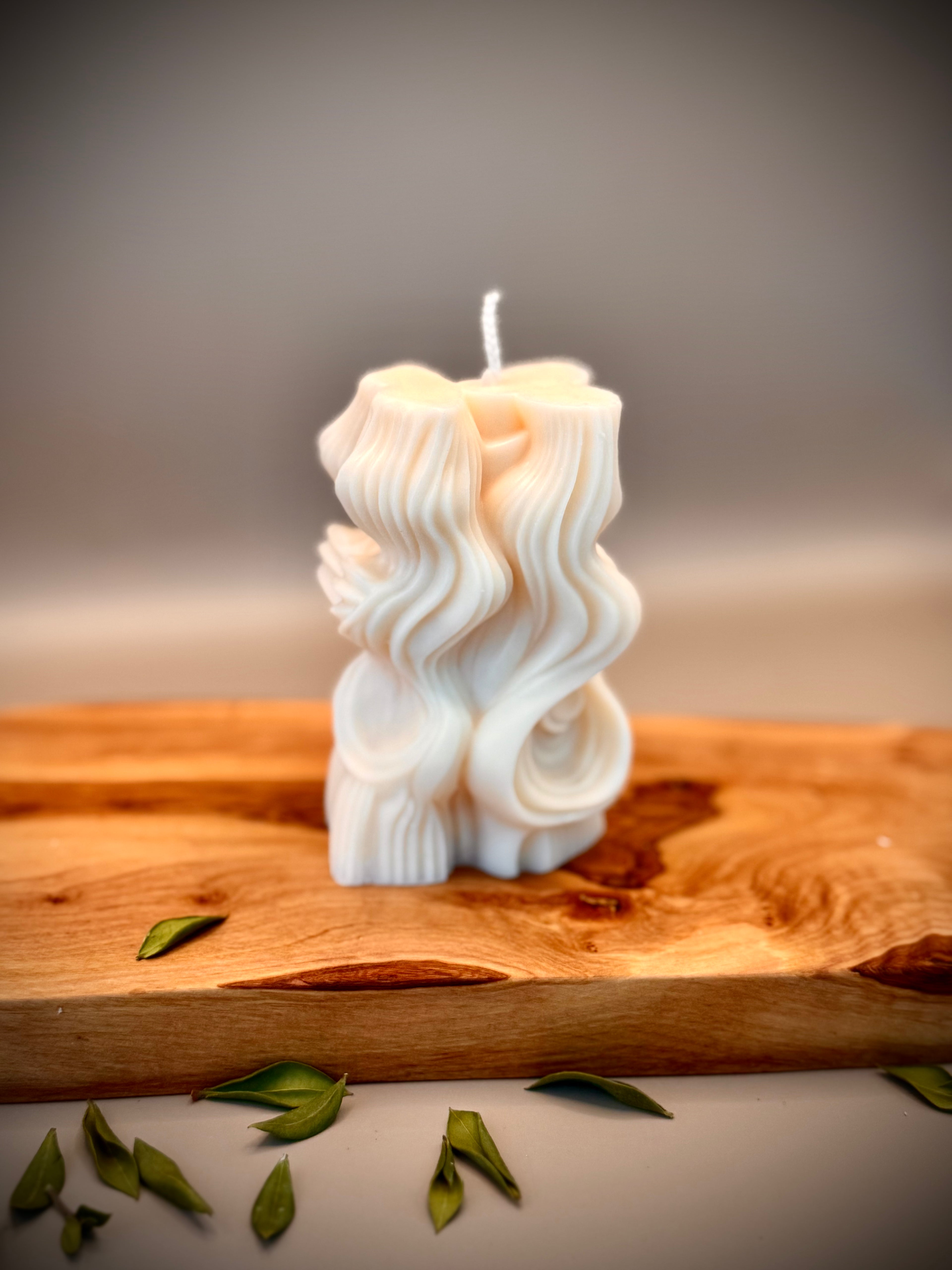 HERA Sculptural Candle | Soy Wax | Unscented