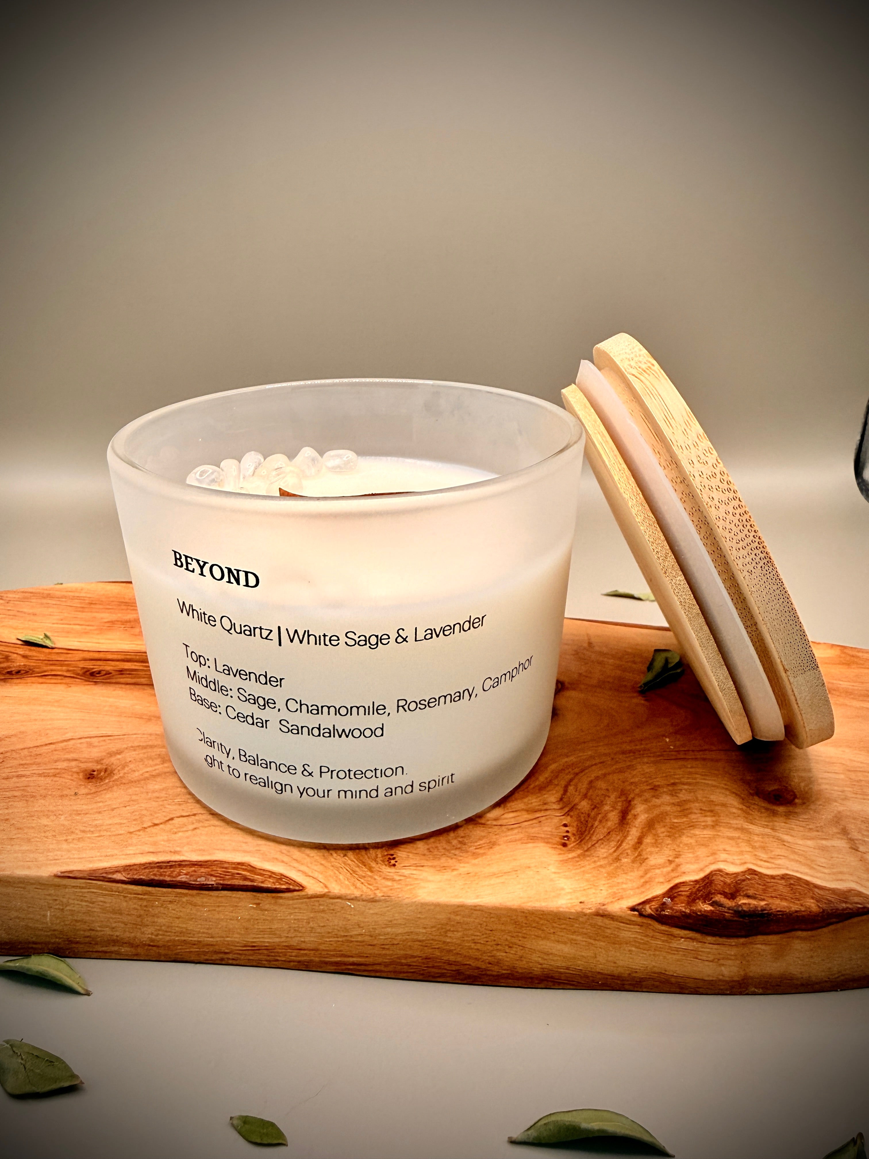CRYSTAL CANDLES | Coconut Wax | Scented Luxury Candles