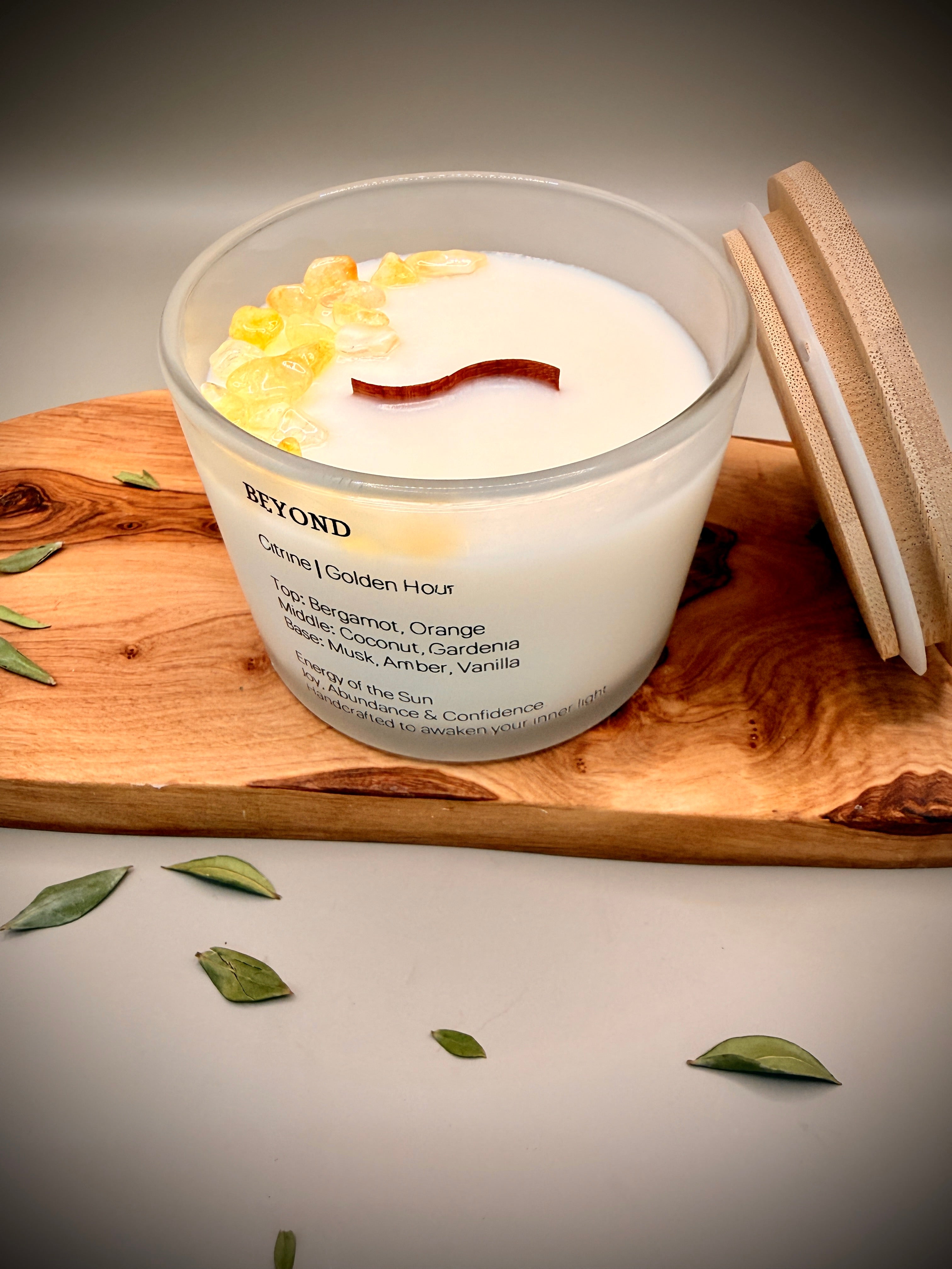 CRYSTAL CANDLES | Coconut Wax | Scented Luxury Candles