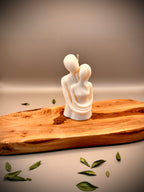SOULMATE sculptural soy wax candle — unscented decorative candle by Beyond Candle Store