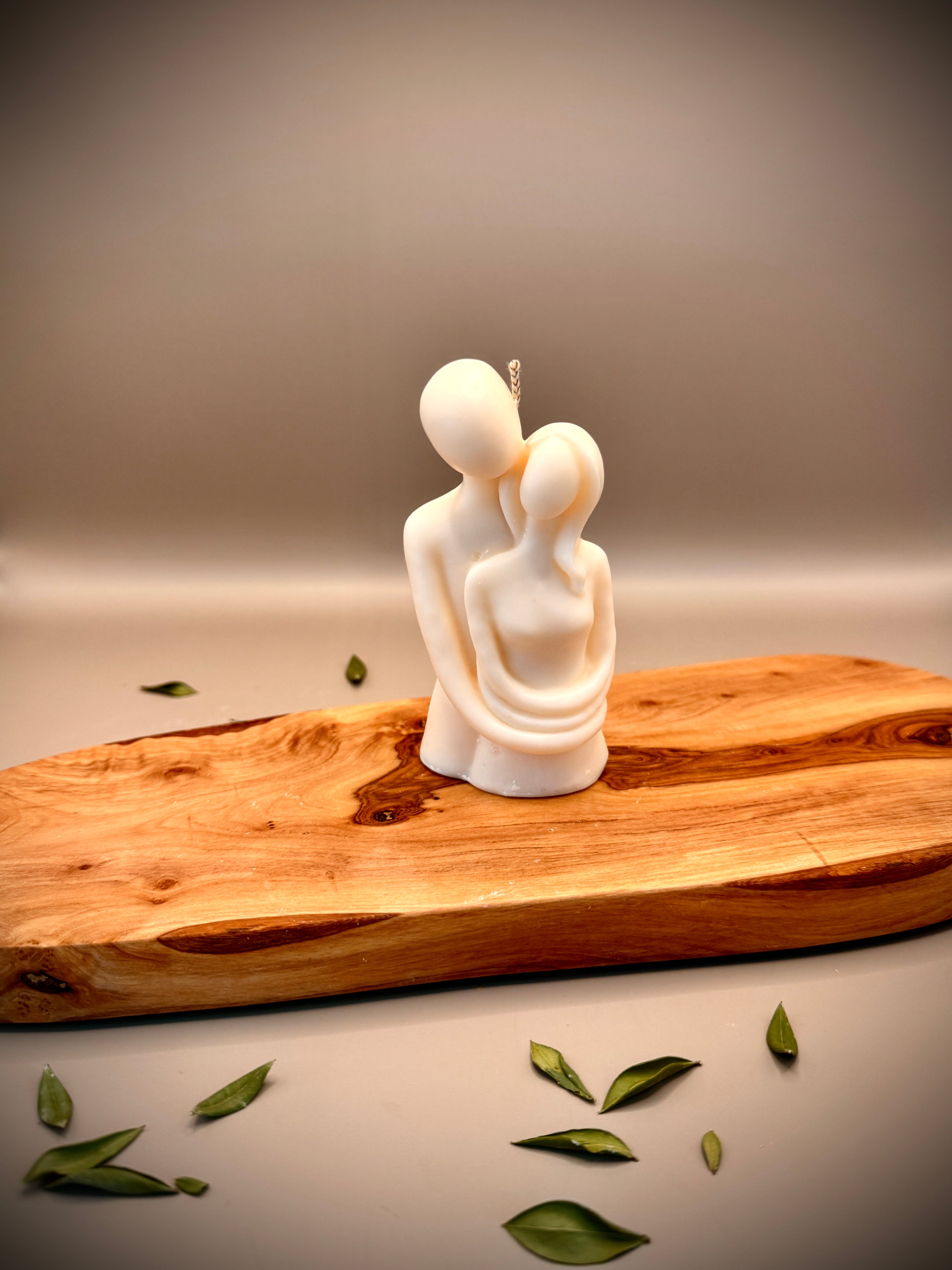 SOULMATE Sculptural Candle | Soy Wax | Unscented Hand-Poured