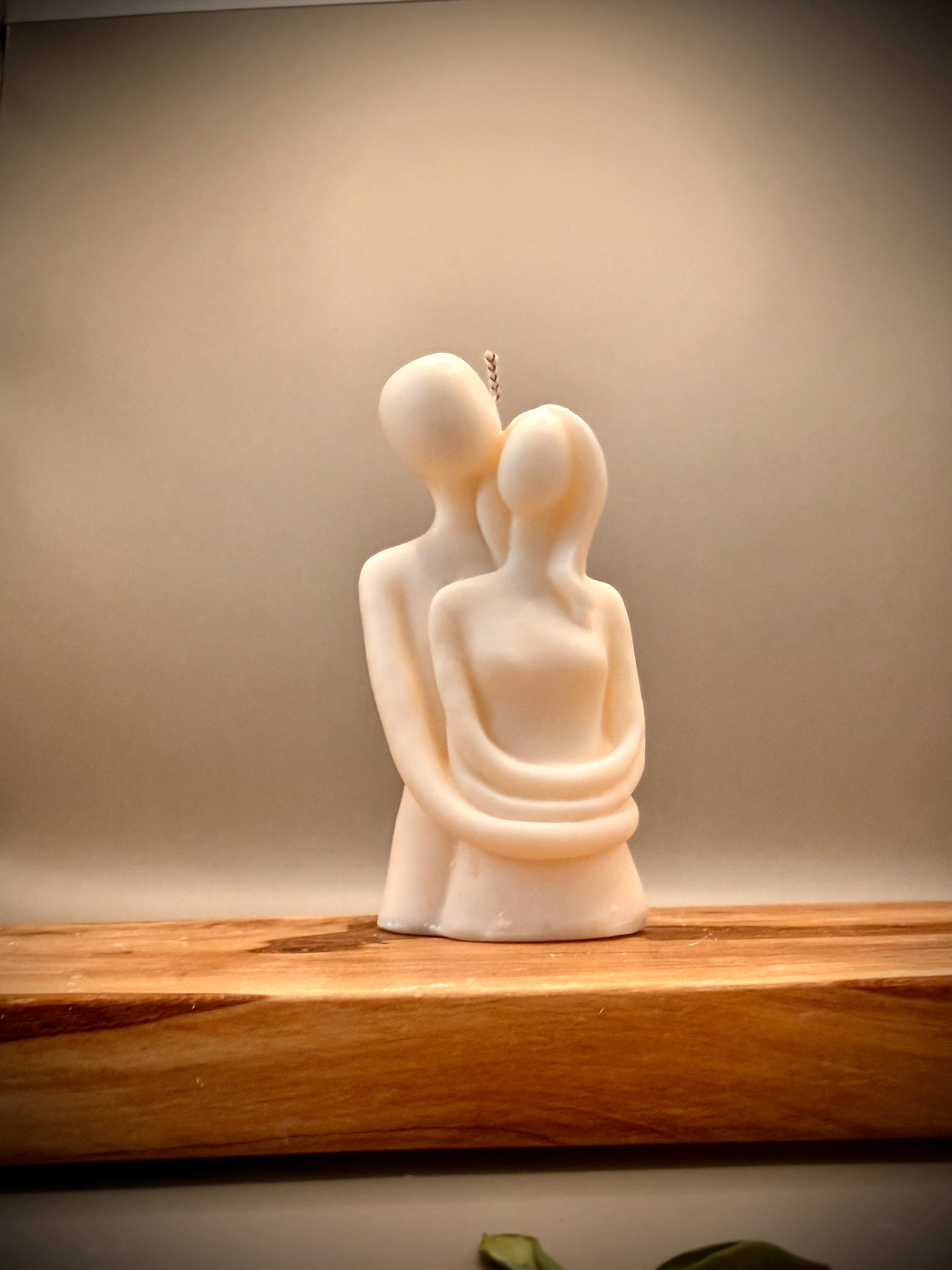 SOULMATE Sculptural Candle | Soy Wax | Unscented Hand-Poured