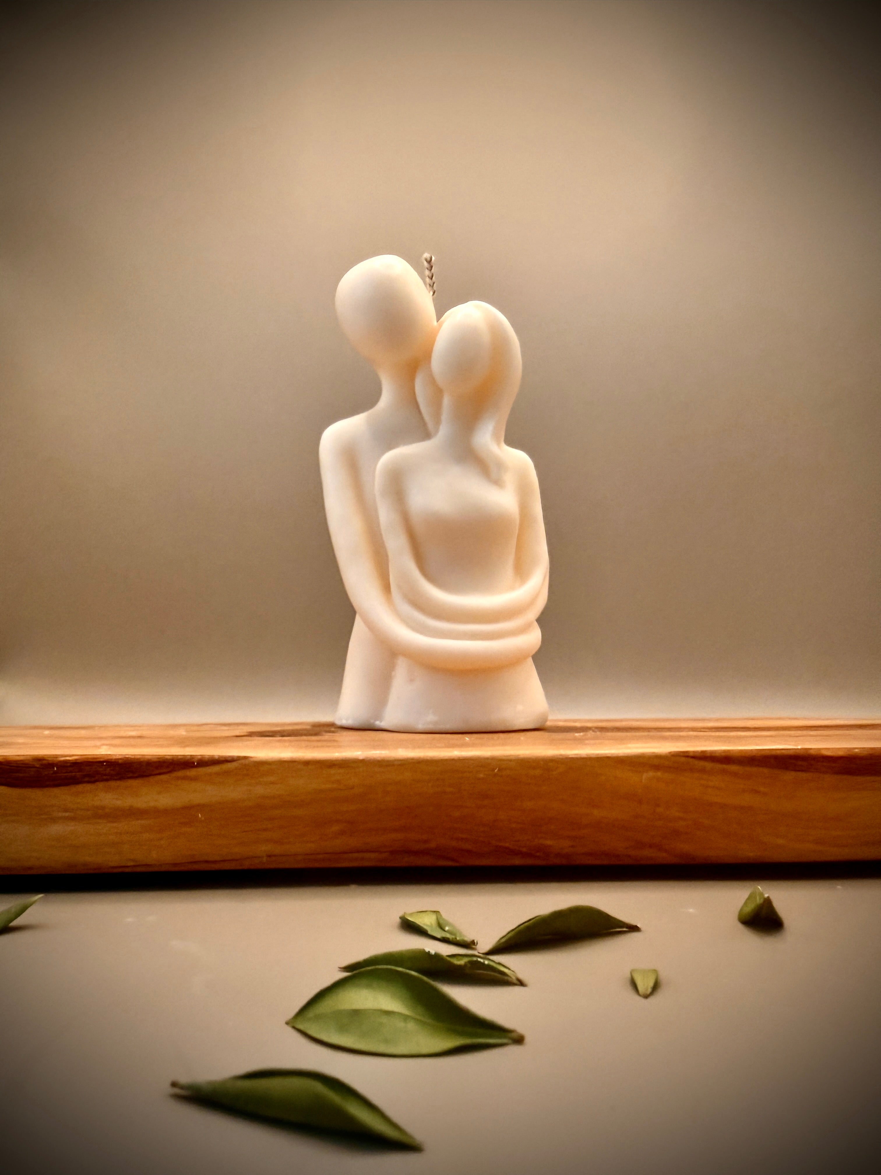 SOULMATE Sculptural Candle | Soy Wax | Unscented Hand-Poured