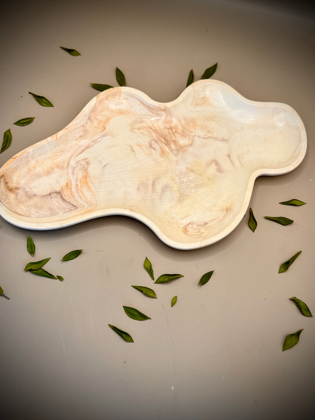 CANDLE TRAY — hand-molded ceramic candle accessory by Beyond Candle Store