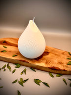 MESH sculptural soy wax candle — unscented decorative candle by Beyond Candle Store