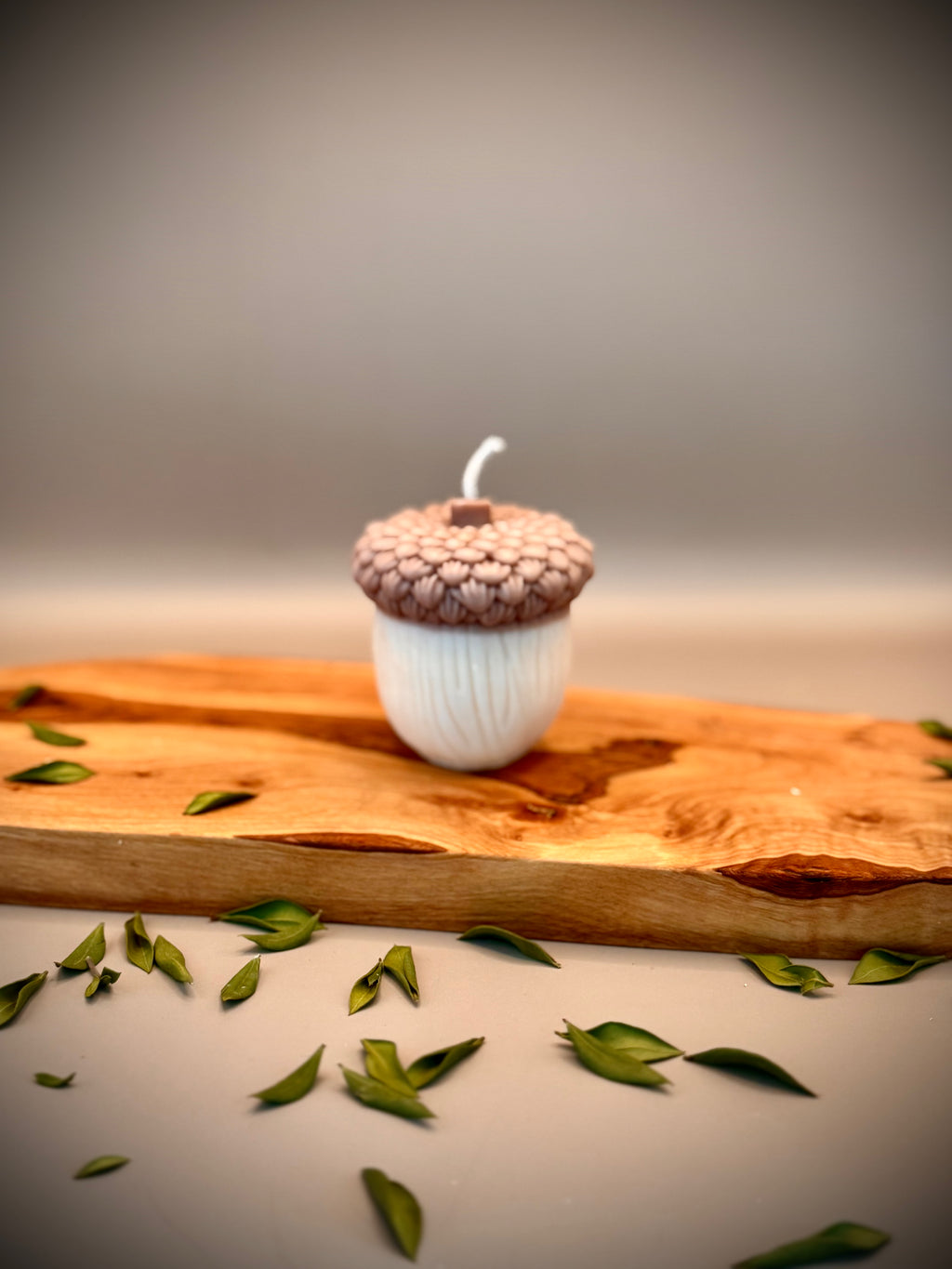 OAK Sculptural Candle | Soy Wax | Unscented