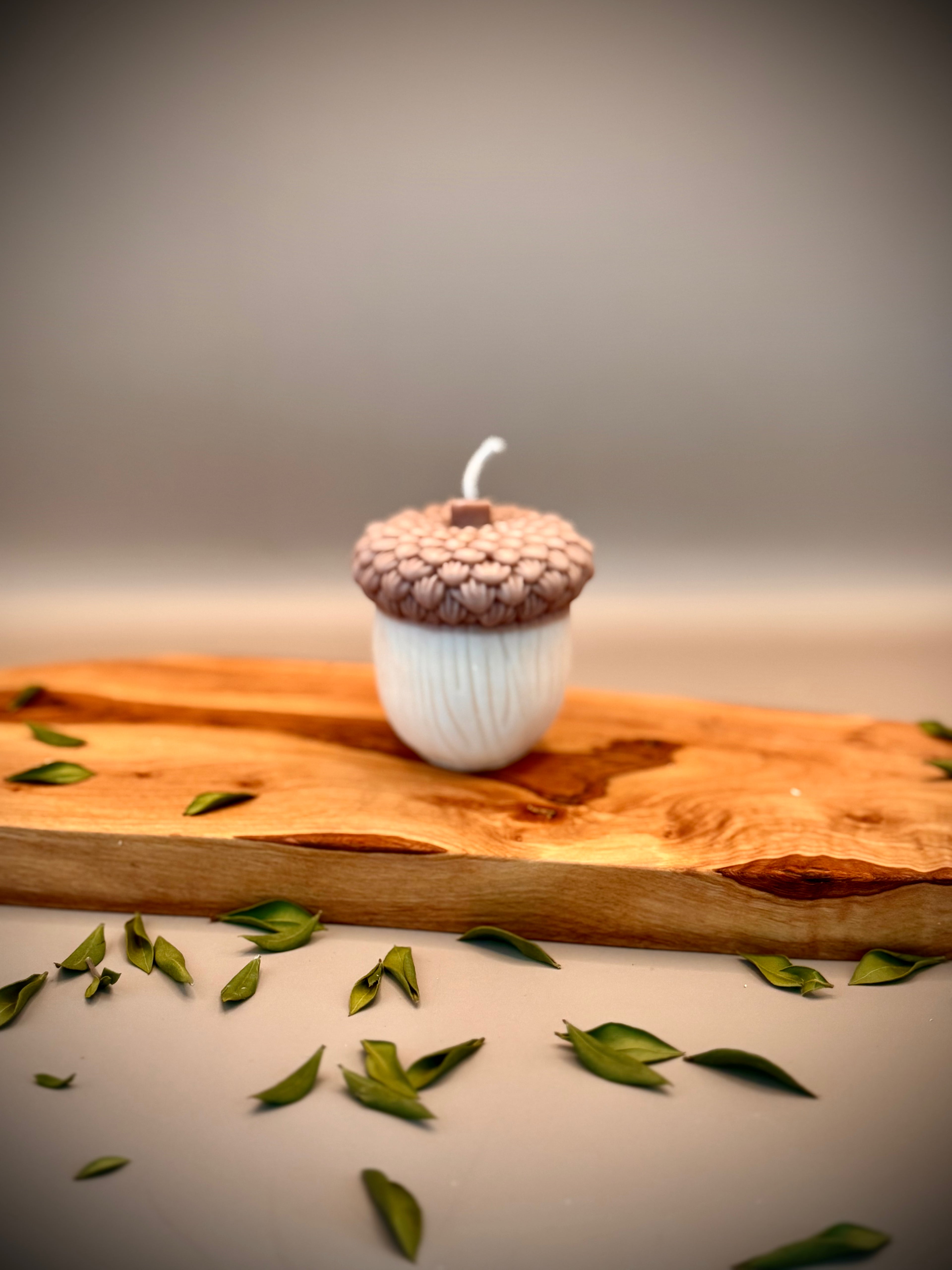 OAK Sculptural Candle | Soy Wax | Unscented