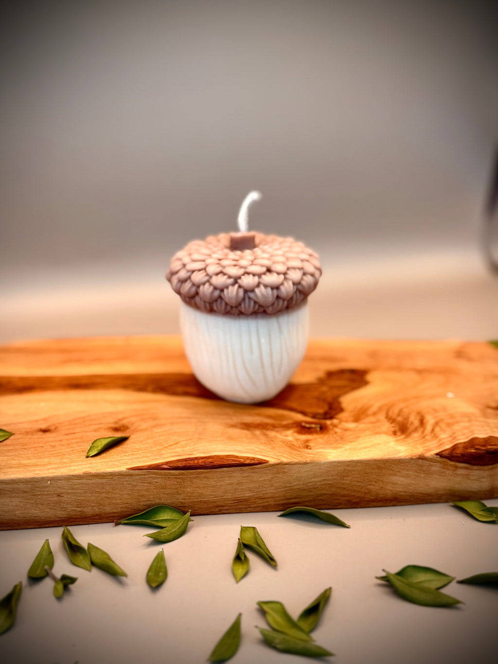 OAK Sculptural Candle | Soy Wax | Unscented