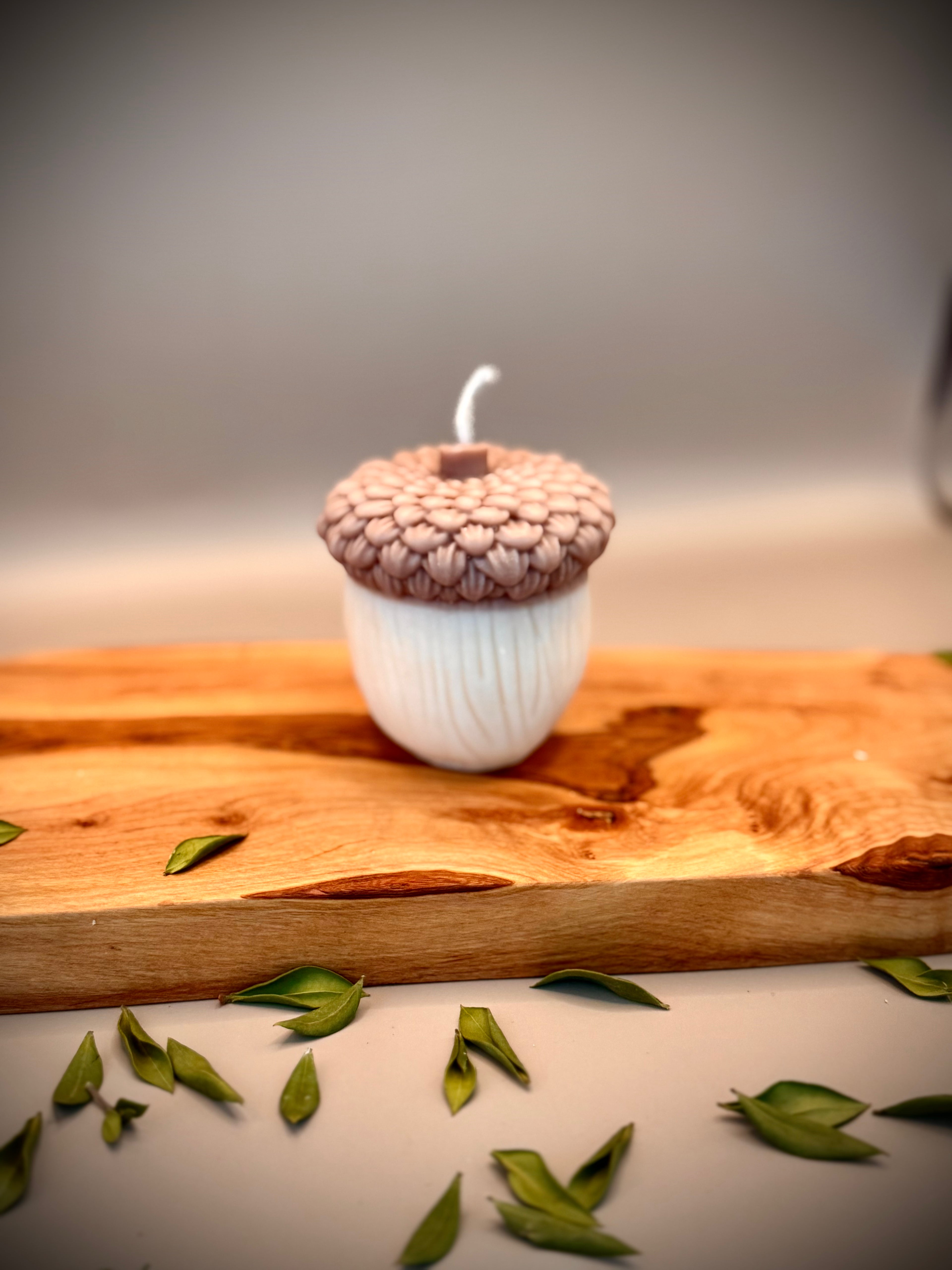 OAK Sculptural Candle | Soy Wax | Unscented