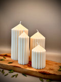 OASIS Sculptural Candle Set | Soy Wax | Unscented