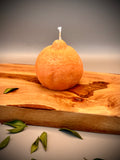 ORANGE Sculptural Candle | Soy Wax | Unscented