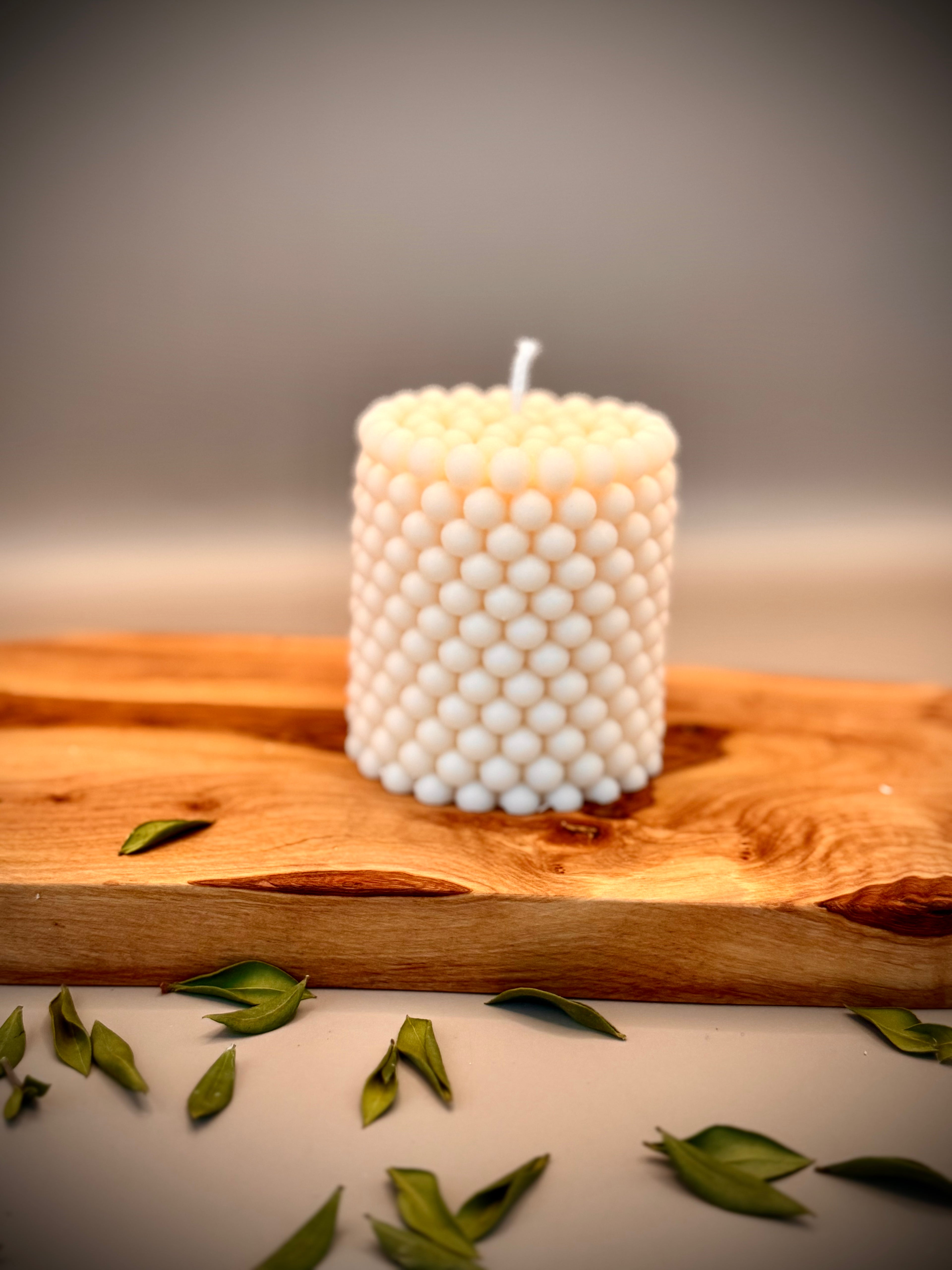 PEARL Sculptural Candle | Soy Wax | Unscented