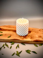 PEARL sculptural soy wax candle — unscented decorative candle by Beyond Candle Store