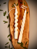 TWIST eco-friendly taper candle — handcrafted soy wax modern home decor