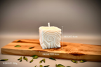 VORTEX sculptural soy wax candle — unscented decorative candle by Beyond Candle Store