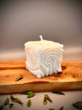 VORTEX sculptural soy wax candle — unscented decorative candle by Beyond Candle Store