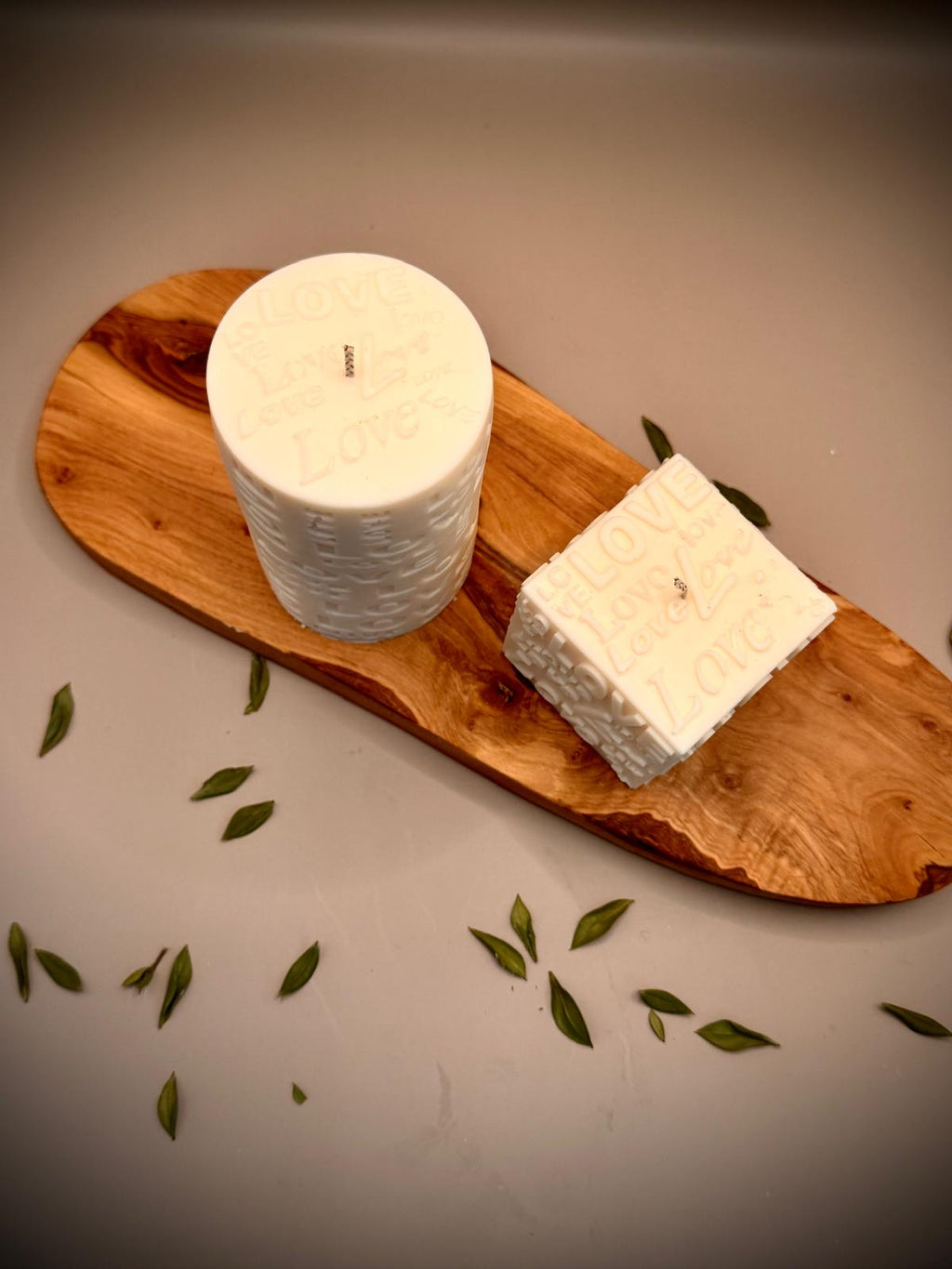 LOVE Candle Set | Soy Wax | Unscented