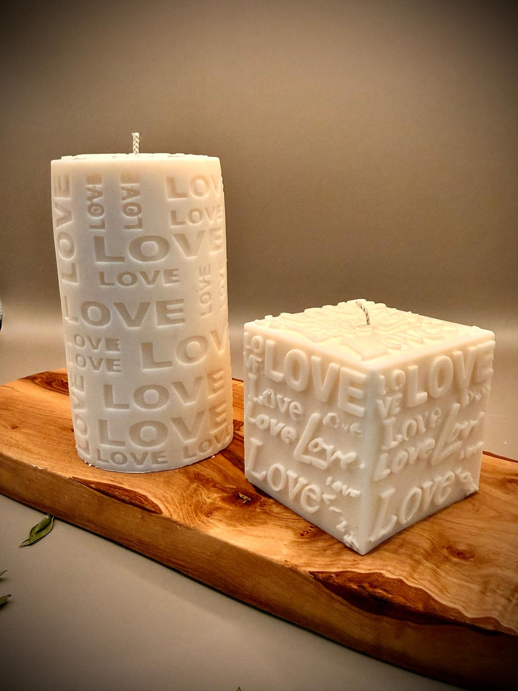 LOVE Candle Set | Soy Wax | Unscented