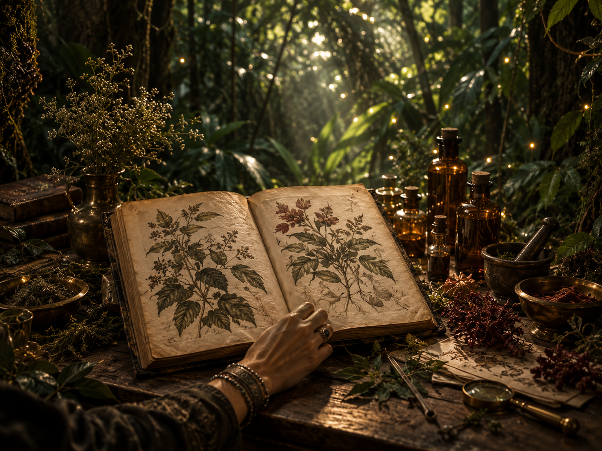 Beyond botanical story editorial image